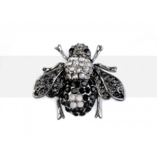  Bross méhecske csiszolt kövekkel bross
