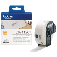 Brother DK-11201 elővágott öntapadós címke 400db/tekercs 29mm x 90mm White nyomtató kellék