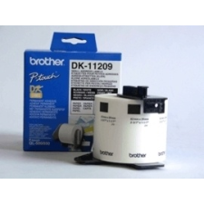 Brother DK-11209 elővágott öntapadós címke 800db/tekercs 29mm x 62mm White DK11209 nyomtató