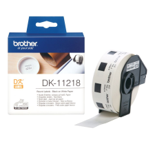 Brother - DK-11218 elővágott öntapadós címke 400db/tekercs 24mm White - DK-11218 nyomtató kellék