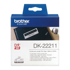 Brother DK-22211 29mm x 15,24m folytonos öntapadós fehér szalagcímke nyomtató kellék