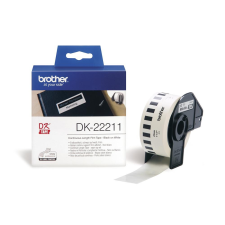Brother DK-22211 folytonos szalagcímke 29mm x 15,24m öntapadós White információs címke