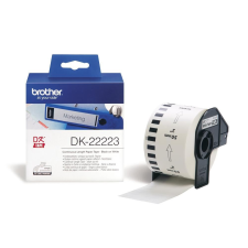 Brother DK-22223 folytonos szalagcímke 50mm x 30,48m öntapadós fehér etikett