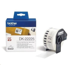 Brother DK-22225 folytonos szalagcímke 38mm x 30,48m öntapadós fehér etikett