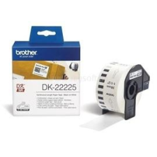 Brother Etikett címke DK22225, Fehér alapon fekete papírszalag tekercsben 38mm, 38mm x 30.48M (DK22225) nyomtató kellék