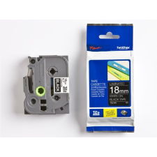 Brother Feliratozógép szalag, 18mm x 8m, BROTHER, fekete-fehér (TZE-345) nyomtató kellék