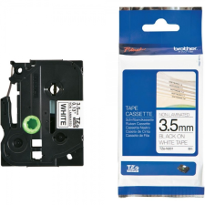 Brother Festékszalag TZEN201 P-Touch, 3.5 mm fehér alapon fekete, nem laminált nyomtató kellék