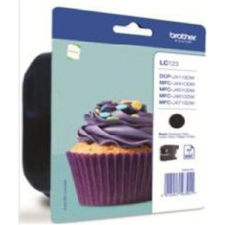 Brother LC123BKBP tintapatron 1 db Eredeti Fekete (LC-123BKBP) nyomtatópatron & toner