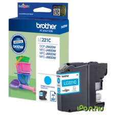 Brother LC221C EREDETI nyomtatópatron & toner