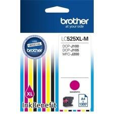 Brother LC525XLM Tintapatron DCP-J100, J105 nyomtatóhoz, BROTHER, magenta, 1300 oldal nyomtatópatron & toner