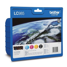 Brother LC985 (Black, Cyan, Magenta, Yellow) (LC985VALBP) nyomtatópatron & toner