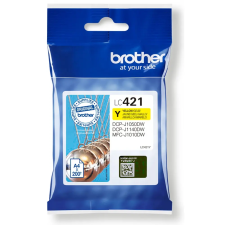 Brother LC-421Y EREDETI nyomtatópatron & toner