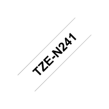 Brother non-laminated tape TZe-N241 - Black on white (TZEN241) nyomtató kellék