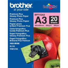 Brother Premium Plus BP71 A3 fotópapír 20 lap/csomag (BP71GA3) fotópapír