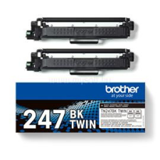 Brother Toner TN-247BKTWIN Fekete (2x 3000 oldal) (TN247BKTWIN) nyomtatópatron & toner