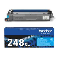 Brother Toner TN-248XLC Kék (2300 oldal) (TN248XLC) nyomtatópatron & toner
