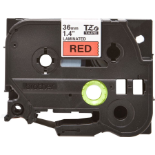 Brother TZe-461 laminált P-touch szalag (36mm) Black on Red - 8m címkézőgép