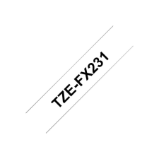 Brother TZe-FX231 - flexible ID tape - 1 cassette(s) - Roll (1.2 cm x 8 m) (TZEFX231) nyomtató kellék