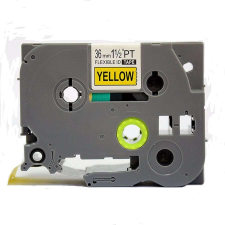 Brother TZE-FX661 P-Touch (8 m) 36 mm black on yellow szalagkazetta etikett