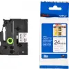  BROTHER TZE-N251 FEHÉR ALAPON FEKETE NEM LAMINÁLT 24MM/8M EREDETI SZALAG (TZE-N251)