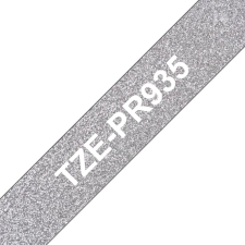 Brother TZe-PR935 laminált P-touch flexibilis szalag (12mm) Black on White - 8m címkézőgép