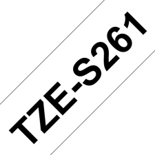 Brother TZE-S261 laminált P-touch szalag (36mm) Black on White - 8m nyomtató kellék