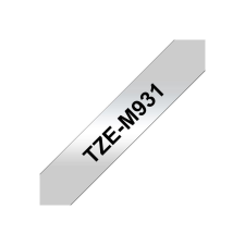 Brother TZeM931 - laminated tape - 1 roll(s) - Roll (1.2 cm x 8 m) (TZEM931) nyomtató kellék