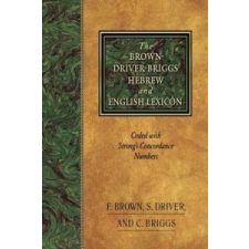  Brown-Driver-Briggs Hebrew-English Lexicon idegen nyelvű könyv