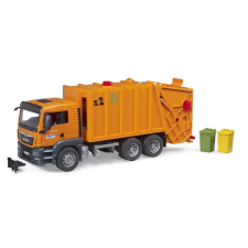 Bruder 03760 MAN narancssárga kukásautó autópálya és játékautó