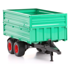 Bruder Billenős, magasított pótkocsi Zöld (1:16) (02010) autópálya és játékautó