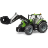 Bruder Deutz Traktor 8280 TTV homlokrakodóval Kész modell Mezőgazdasági modell (BR-03161)