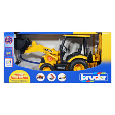 Bruder : JCB MIDI CX markolós traktor - 35 cm autópálya és játékautó