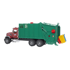 Bruder MACK Granite szemeteskocsi Zöld (02812) autópálya és játékautó
