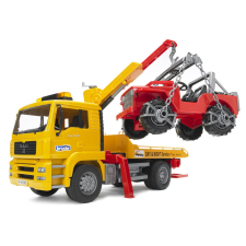 Bruder MAN TGA autószállító terepjáróval (1:16) (02750) autópálya és játékautó