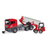 Bruder MAN TGS LKW teherautó konténerrel és rakodóval (03767)