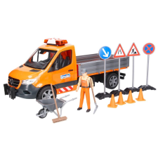 Bruder Mercedes-Benz Sprinter teherautó kiegészítőkkel (1:16) - Színes (BR-02677) autópálya és játékautó