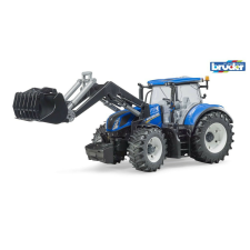 Bruder New Holland T7.315 traktor rakodó kanállal (03121) autópálya és játékautó