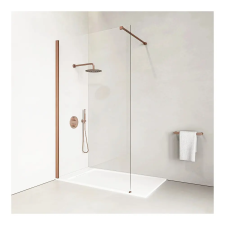  Brugge Walk-in .||. Rose Gold zuhanyfal 90, 200cm, 6mm, NANO kád, zuhanykabin
