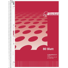BRUNNEN Glocken A4 80l lefűzhető kockás spirálfüzet (5067828) füzet