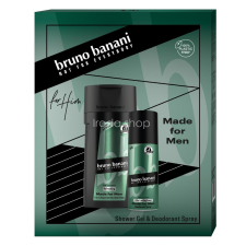  BRUNO BANANI ajándékcsomag MADE FOR MAN (Deo + tusfürdő) kozmetikai ajándékcsomag