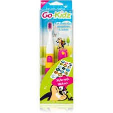 BRUSH BABY Go-Kidz akkumulátoros fogkefe 3 éves kortól Pink/Blue 1 db fogkefe