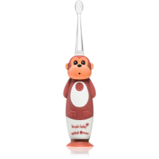 BRUSH BABY WildOnes WildOne elektromos fogkefe + 2 tartalékfej gyermekeknek Monkey 1 db elektromos fogkefe
