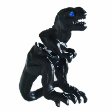  Brutálmenő T-Rex beszúrós fülbevaló, fekete - 1 db fülbevaló