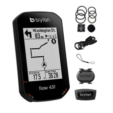 Bryton Computer BRYTON RIDER 420T GPS szett (CAD+HRM) kerékpáros kerékpár és kerékpáros felszerelés