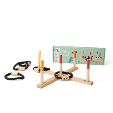 Bs Toys Karikadobáló játék fából - Ügyességi játék - BS Toys kerti játék