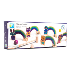 Bs Toys Szivárvány krikett kerti játék