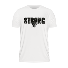BSN Strong póló White M férfi póló
