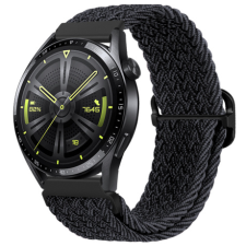 BSTRAP Braid Nylon szíj Huawei Watch GT/GT2 46mm, black okosóra kellék