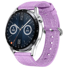 BSTRAP Denim szíj Huawei Watch GT/GT2 46mm, purple okosóra kellék