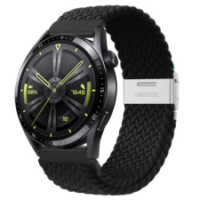 BSTRAP Elastic Nylon 2 szíj Huawei Watch 3 / 3 Pro, black okosóra kellék